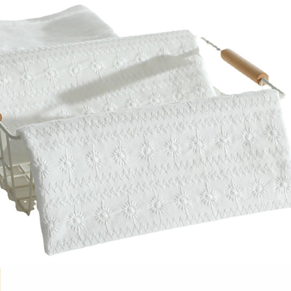 Embroidered Fabric Pastoral Tablecloth Cotton for Women's Wear Wholesa 5